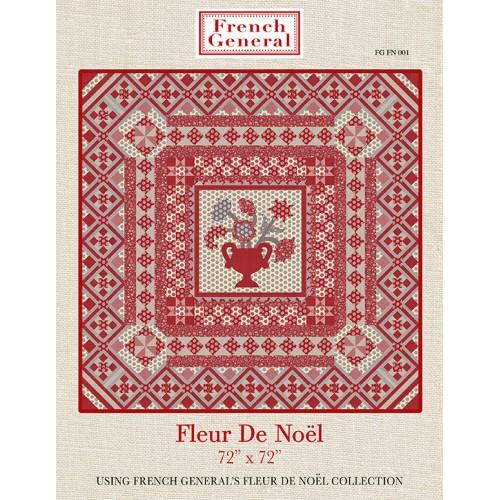 French General Fleur De Noel FG-FN001G Quilt Pattern