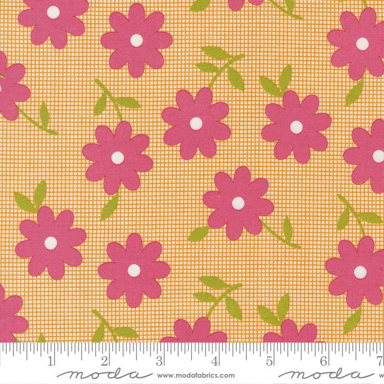 Moda Flower Power 33714-14 Clementine - Cotton Fabric
