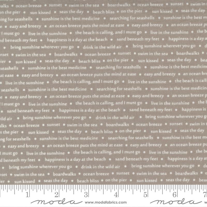 Moda Seashore Drive 37625-20 Pebble - Cotton Fabric