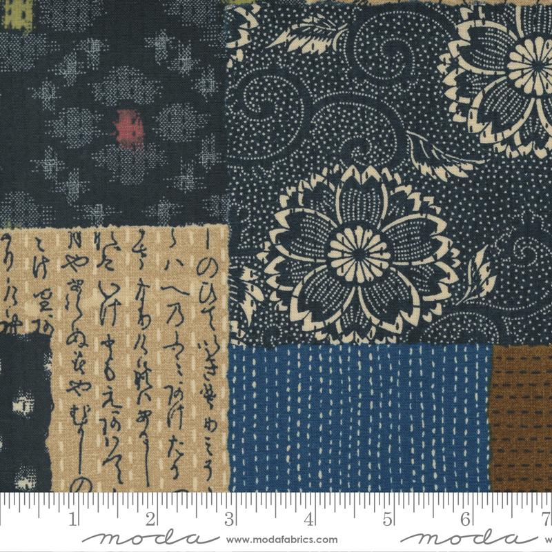 Moda Yukata Boro - 48072-13 Multi - Cotton Fabric