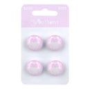 My Buttons Rose Owls 5/8" 4 Count - 3703