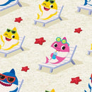 NCI Baby Shark Starfish Beach - 73762-J370715 - Cotton Fabric