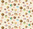 NCI Fancy Tea 34002-CREAM - Cotton Fabric