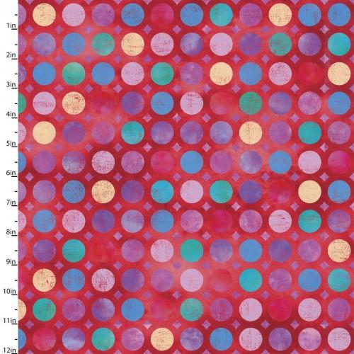 NCI Good Dogs Too - 14850-RED - Cotton Fabrric