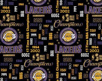 NCI NBA Lakers 83LA192 - Cotton Fabric