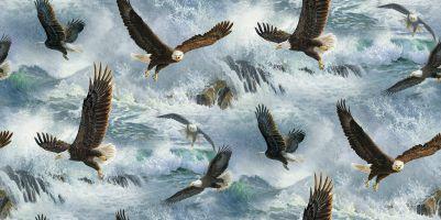 NCI Wild Wings - Quest of the Hunter - Eagles 73052-1600715 - Cotton Fabric