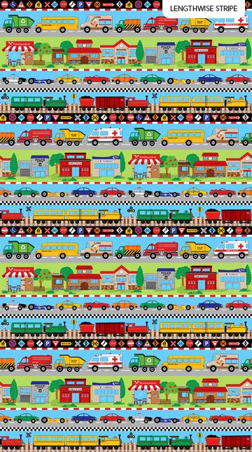 NCT All Around Town 24243-74 - Cotton Fabric