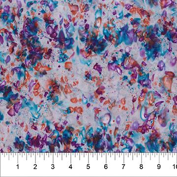 NCT Color Me Banyan Ink Blot Batik 80552-85 - Cotton Batik Fabric