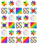 NCT Color Play PANEL DP24909-10 White Multi - Cotton Fabric