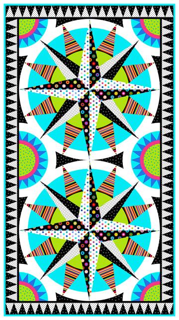 NCT Colorworks Concepts Panel 21589-99 - Cotton Fabric