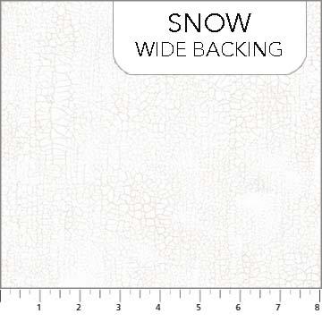 NCT Crackle 108" Wide Quilt Back B9045-10 Snow - Cotton Fabric