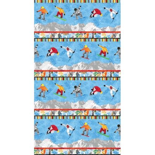 NCT Freestyle Snowboarding 20844-42 - Cotton Fabric