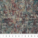 NCT Modern Geometry Burgundy Wine Batiks 80321-64 - Cotton Batik Fabric