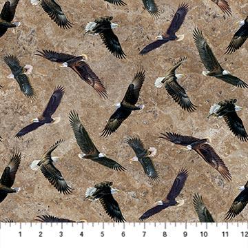 NCT On Freedom's Wings, DP23211-32 multi - cotton fabric