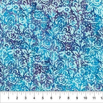 NCT Roundabout 80810-47 Periwinkle - Cotton Batik Fabric