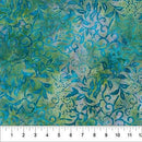 NCT Roundabout 80813-63 Teal - Cotton Batik Fabric