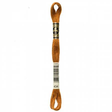 CHK DMC 6 Strand Floss Brown - 117UA-434 - Notions