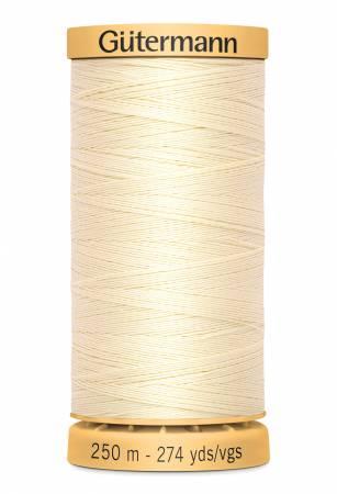 NTN Gtrmn Natural Cotton Thread 250m/273yds Ecru - 251M-1040