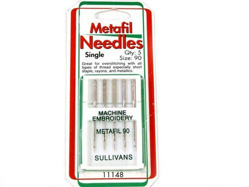 NTN Metafil Embroidery Needles Size 90 5 Count Pack - 11148