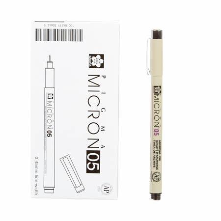 CHK Pigma Micron Pen Black .45MM