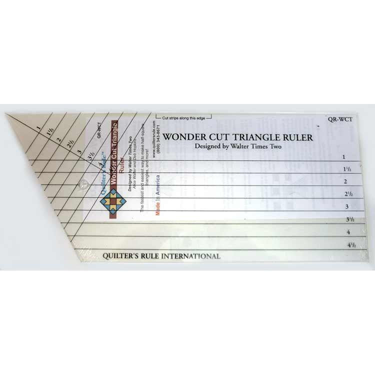 NTN Wonder Cut Triangle Ruler - QRWCT