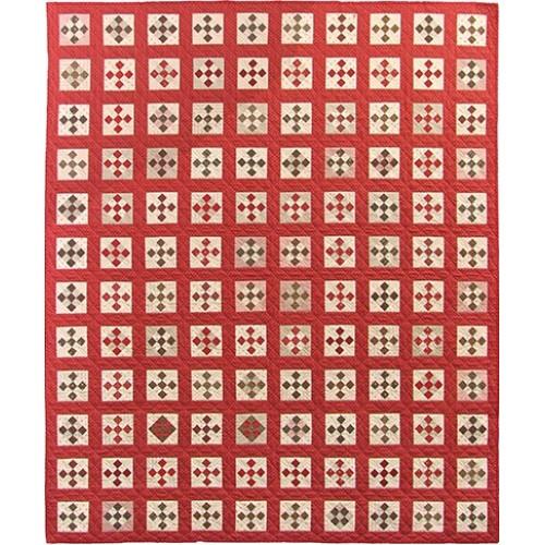 Nine Patch Melody Quilt Pattern 65 x 78 - PRI-515G