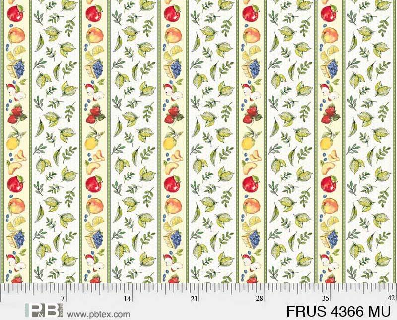 PB Fruit Stand Stripe 4366-MU - Cotton Fabric