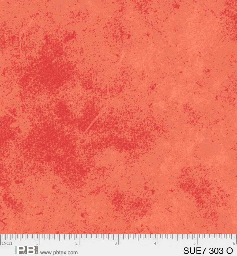 PB Suede 7 - SUE7-303-O Orange - Cotton Fabric