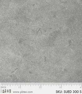 PB Suede, SUED-300-S Grey - Cotton Fabric