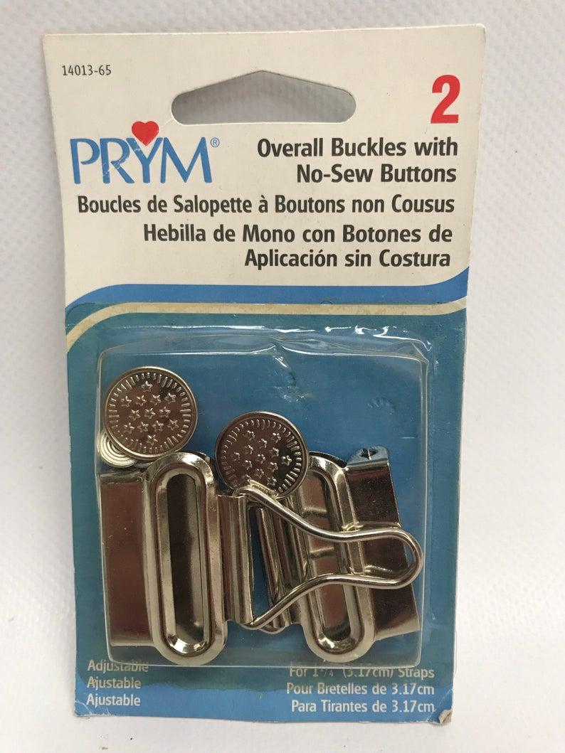 Prym Overall Buckles With No-Sew Buttons - 14013-65