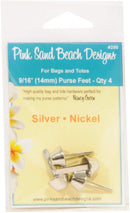 Purse Feet Silver 9/16 Inch - PSB250