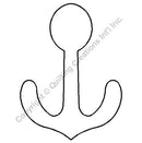 QCI Anchor Stencil 2.5" x 3.5" - 412