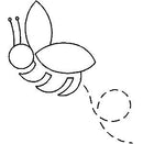 QCI 3" Bee Stencil - QM103