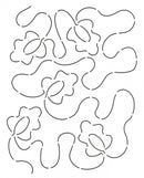 QCI Fall Oak Leaf Stipple Stencil - EL59