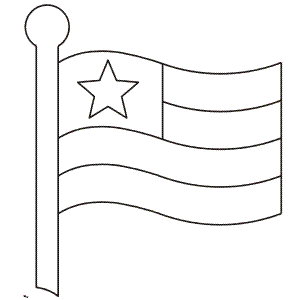 QCI Flag 4" Stencil - LG42