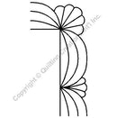QCI Scallop Border With Corner Stencil - 345
