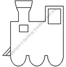 QCI Train Stencil 6" - 133