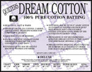 QDB Natural Cotton Deluxe Double 96" x 93"  N6D - Batting
