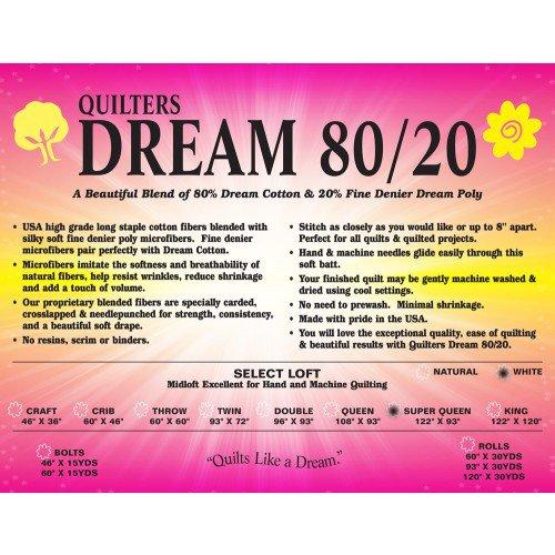 QDB White 80/20 Superqueen - EWSQ
