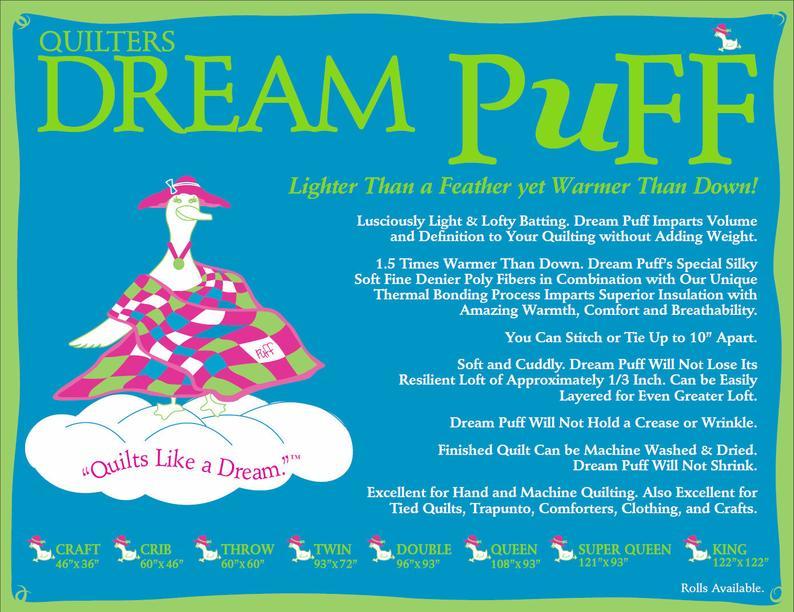 QD Quilters Dream Puff Batting PUFD - Double