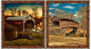 QT Artworks VII Covered Bridge 1649-26435-X-120 - Cotton Fabric