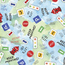 QT BEEP! BEEP! 29112-B - Cotton Fabric