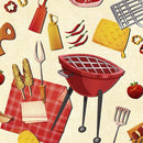 QT Backyard BBQ - 29583-E - Cotton Fabric
