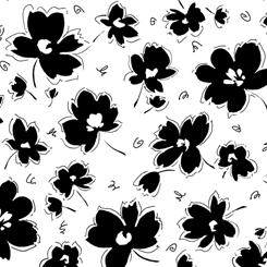 QT Blanc Et Noir,27273-Z White - Cotton Fabric