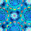 QT Bohemian Dreams 29017-B Blue - Cotton Fabric