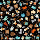 QT Cafe All Day 27073-J - Cotton Fabric