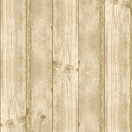 QT Deer Meadow 27605-A Tan Wood Texture - Cotton Novelty Fabric