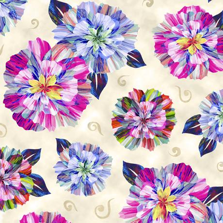 QT Floral Fascination 28512-E - Cotton Fabric