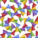 QT Home Sweet Gnome 28244-Z White - Cotton Fabric