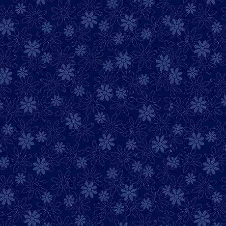 QT Illusions Colours 21516-N Navy - Cotton Fabric